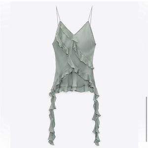 Zara Ruffle Top